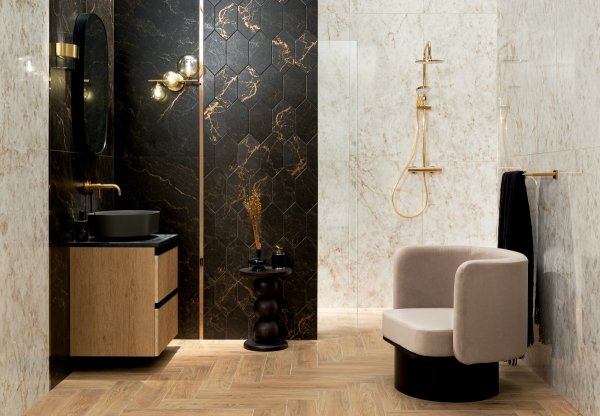 Domino Caramell brown 59,8x119,8