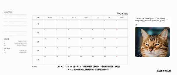 Faking 2026 calendar!