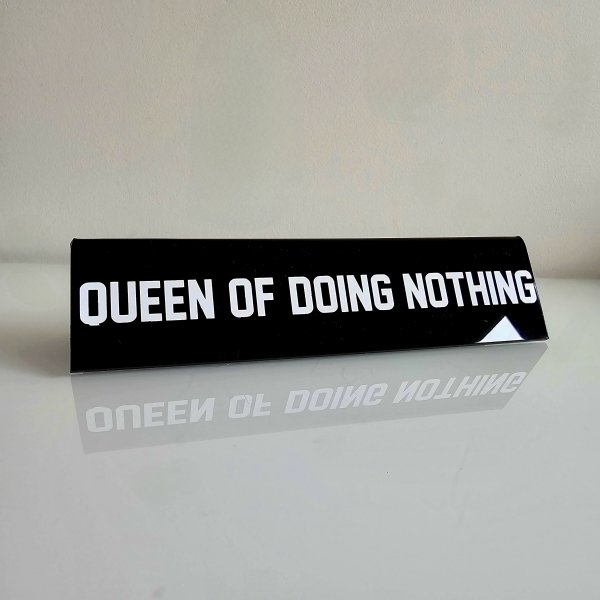 Tabliczka - Office Bitch / Queen of doing nothing 