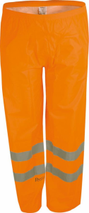 Spodnie przeciwdeszczowe RHO, rozmiar L, pomarańczowe