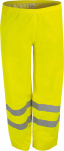 Spodnie przeciwdeszczowe RHG, rozmiar L, żółte