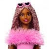 Mattel Lalka Barbie Deluxe Style 4 Różowy komplet z futerkiem