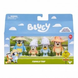 Tm Toys Zestaw figurek Bluey Rodzinna wycieczka