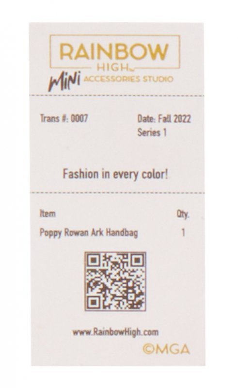 MGA Torebka Rainbow High Accessories Studio Series 1 Asortyment