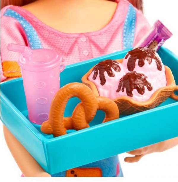 Mattel Lalka Barbie Skipper Pierwsza praca Bar z przekąskami