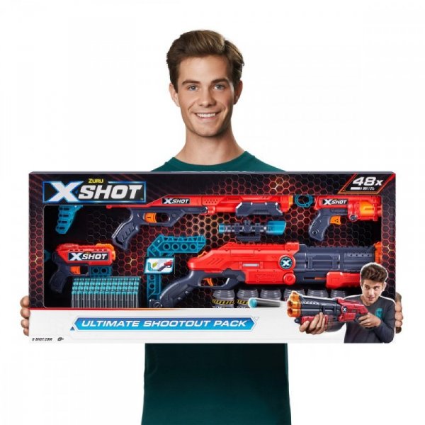ZURU X-Shot Zestaw wyrzutni Pakiet Ultimate Shootout Vigilante