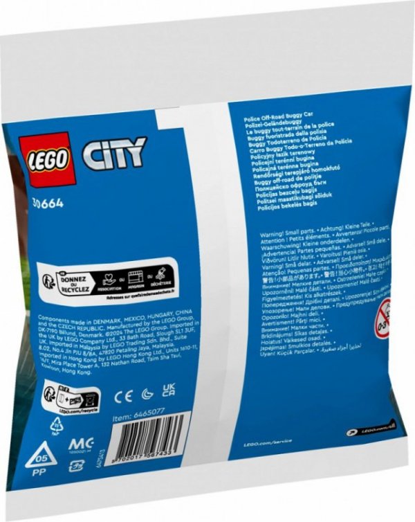 LEGO Klocki City 30664 Policyjny łazik terenowy