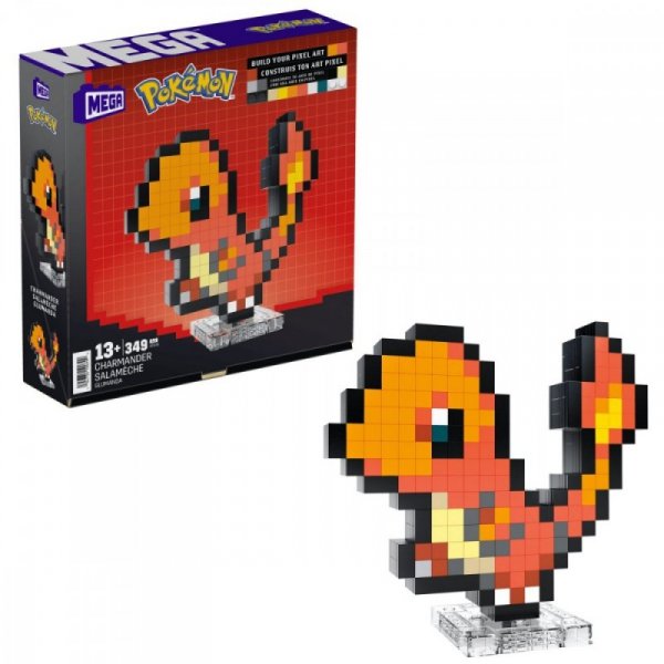 Mega Bloks Klocki Mega Pokemon Klocki Pixel Charmander