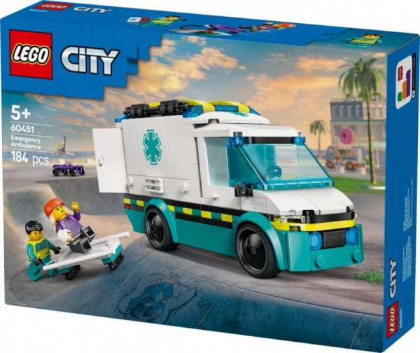LEGO Klocki City 60451 Karetka pogotowia