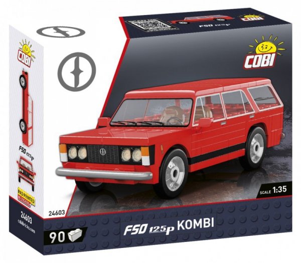 Cobi Klocki Klocki FSO 125p kombi 90 klocków