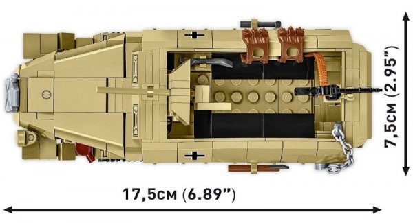 Cobi Klocki Klocki Half-Truck Sd.Kfz.251 500 klocków