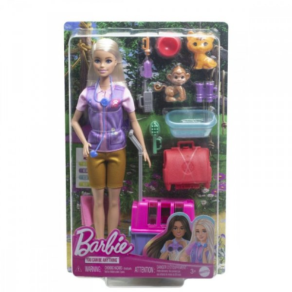 Mattel Lalka Barbie Ratowniczka zwierząt Kariera