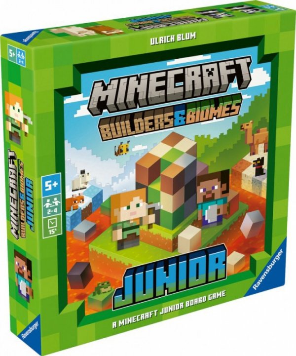 Ravensburger Polska Gra Minecraft Builders and Biomes Junior
