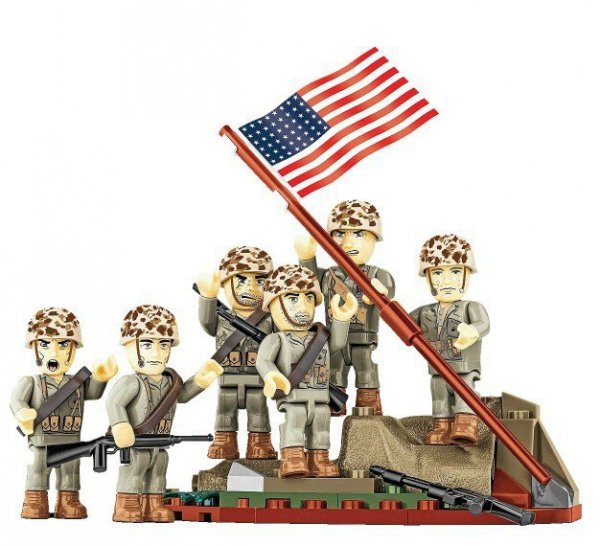 Cobi Klocki Klocki Iwo Jima 1945 87 klocków