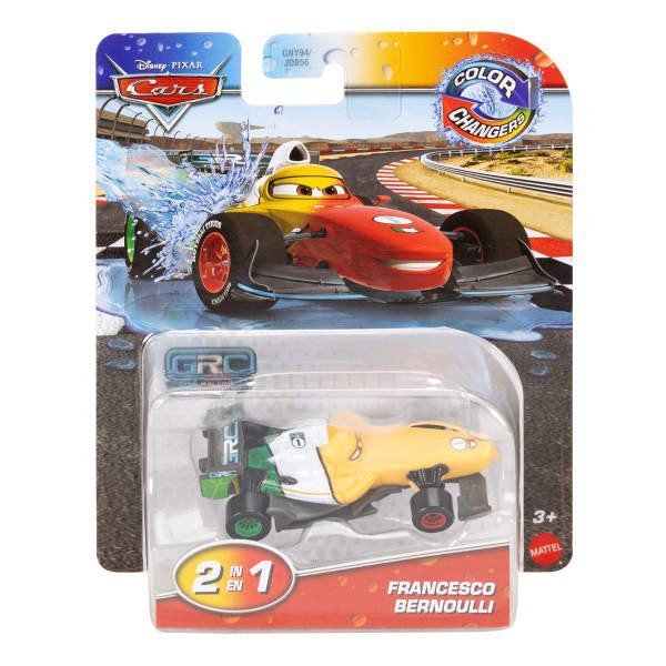 Mattel Pojazd Auta zmieniający kolor, Francesco