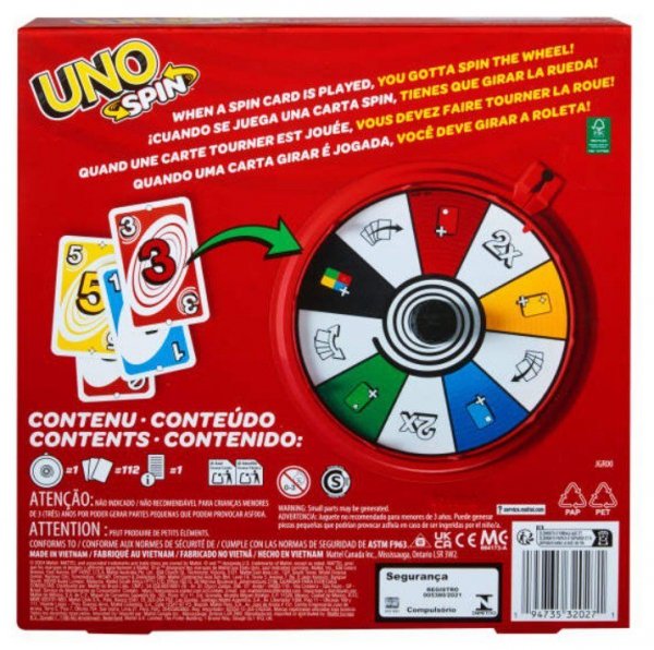 Mattel Gra UNO Spin