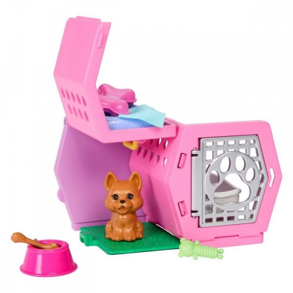 Mattel Lalka Barbie Chelsea transporter dla pieska