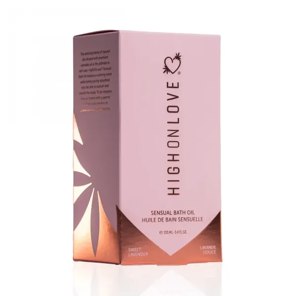 HighOnLove Bath Oil Lavender Honeybee 100ml - naturalny olejek do kąpieli