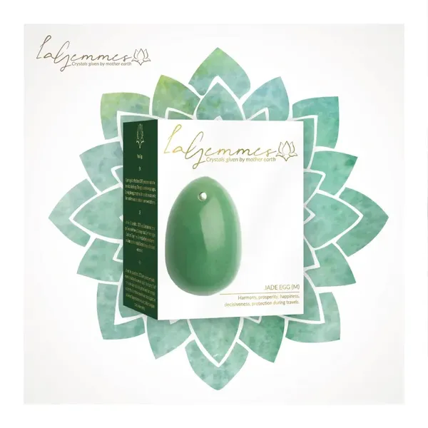 Kulka gejszy - La Gemmes Yoni Egg Jade M