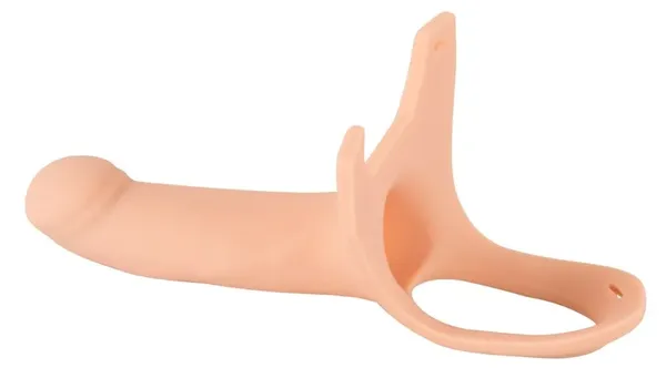You2Toys Duży model silikonowy na pasku, przedłużenie 6 cm, czarny