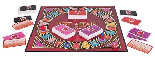 Orion Hot Affair Gra planszowa dla par z kartami zadań i fantazji