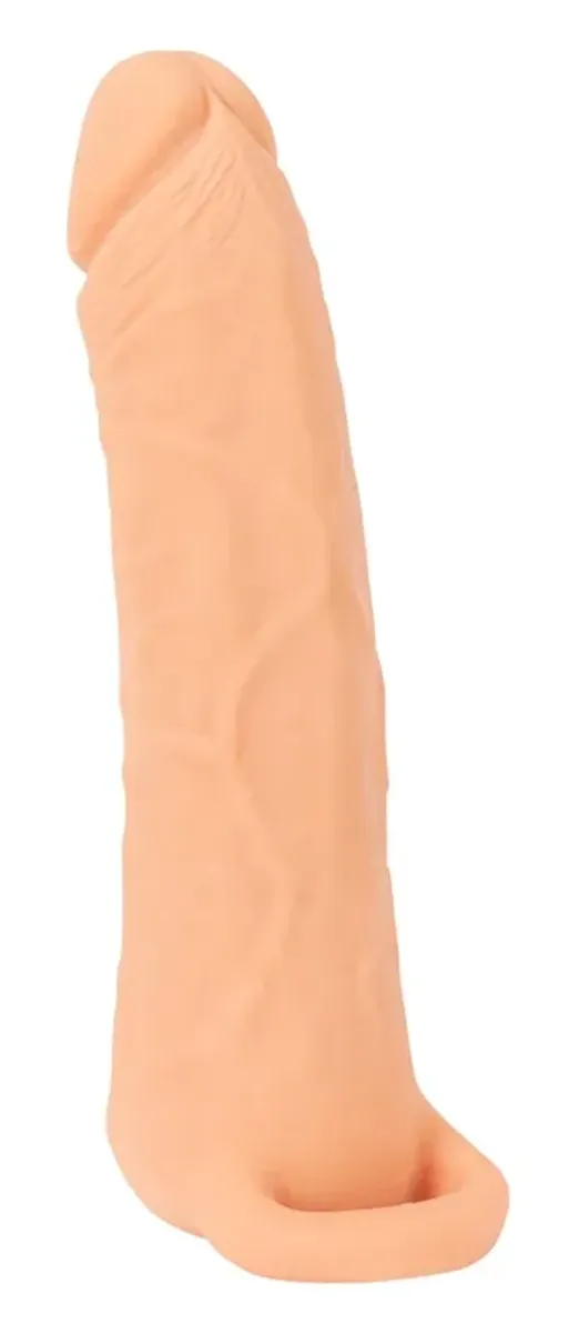 Nature Skin 2w1 System Intymny Przedłużający i Rękaw LARGE TPE 23,8 cm