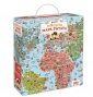 CzuCzu Puzzle odkrywcy - Mapa świata 300 elementów 