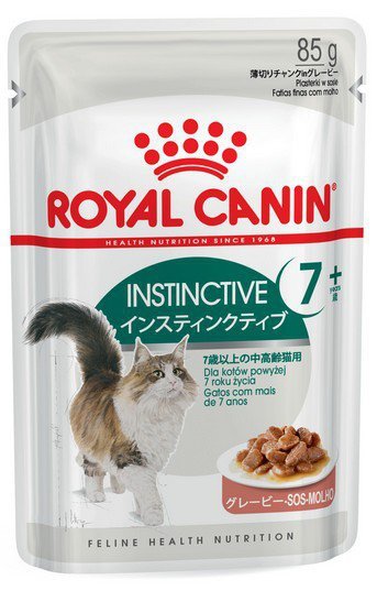Royal Canin Instinctive +7 w sosie karma mokra dla kotów starszych, wybrednych saszetka 85g