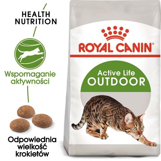 Royal Canin Outdoor karma sucha dla kotów dorosłych, wychodzących na zewnątrz 400g