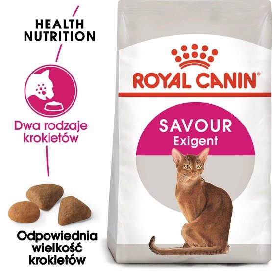 Royal Canin Savour Exigent karma sucha dla kotów dorosłych, wybrednych, kierujących się teksturą krokieta 10kg