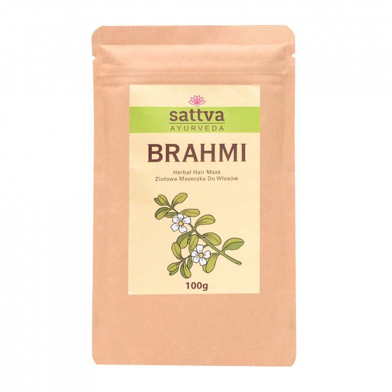 MASECZKA ZIOŁOWA DO WŁOSÓW BRAHMI 100 g - SATTVA