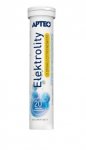 Elektrolity APTEO o smaku cytrynowym, 20 tabletek musujących