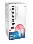 Rapidentin 1 mL/mL, płyn stomatologiczny na ból zęba, 5 ml