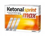  Ketonal Sprint Max 50 mg, 12 saszetek dwudzielnych