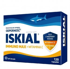 ISKIAL Immuno Max + Witamina C 120 kapsułek