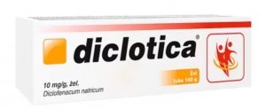 Diclotica, przeciwbólowy i przeciwzapalny żel z diklofenakiem, 10 mg/g, żel 100 g