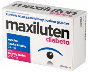Maxiluten Diabeto, 30 tabletek