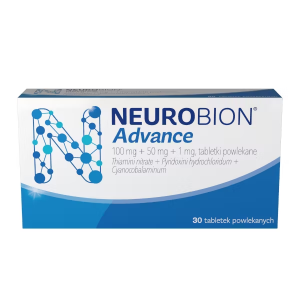 Neurobion Advance 100mg + 50mg + 1mg 30 Tabletek Powlekanych