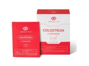 Colostrum z bananem Genactiv (Colostrigen), 30 saszetek
