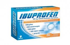 Ibuprofen Aflofarm 200 mg, 20 tabletek drażowanych