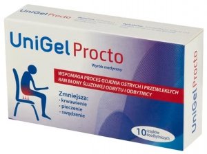 UniGel Procto, 10 czopków