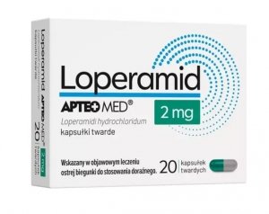Loperamid APTEO MED 2 mg, 20 kapsułek twardych
