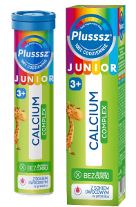 Plusssz Junior Calcium Complex 20 Tabletek Musujących