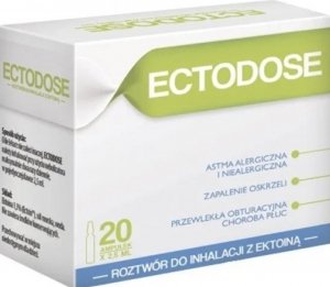 Ectodose roztwór do inhalacji z ektoiną 2,5 ml x 20 ampułek