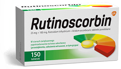 RUTINOSCORBIN 150 tabletek