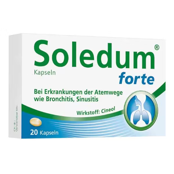 Soledum Forte 200mg 20 Kapsułek Dojelitowych Miękkich