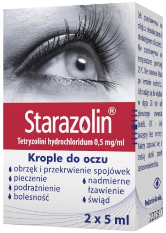 Starazolin 0,5 mg/ml krople do oczu 10 ml