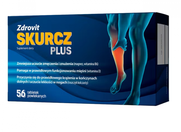 Zdrovit Skurcz Plus 56 Tabletek Powlekanych