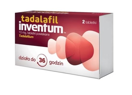 Tadalafil Inventum 10 mg, 2 tabletki powlekane