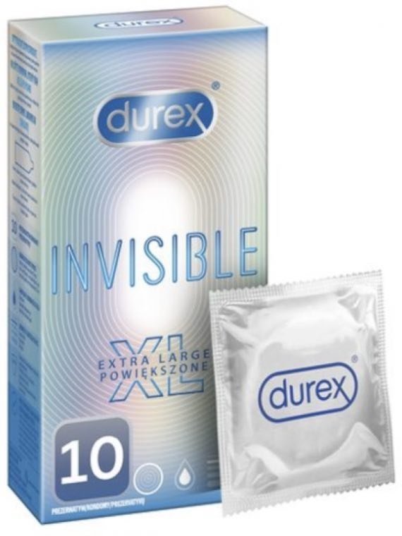 Prezerwatywy Durex Invisible XL 10 sztuk 